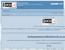 Tablet Screenshot of forum.lancianet.fr